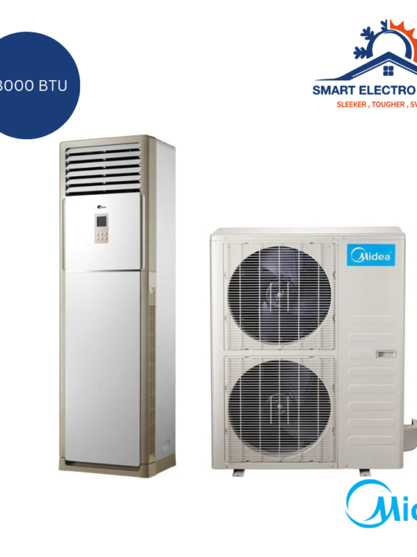 Climatiseur Armoire MIDEA 48000 BTU R410, solution idéale pour grandes surfaces commerciales au Maroc.