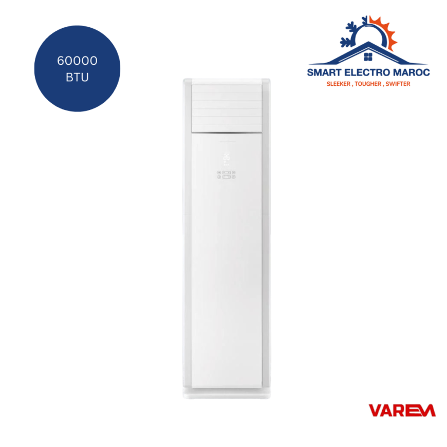 Climatiseur Console Carrier 60000 BTU R410, solution idéale pour grands espaces commerciaux au Maroc.