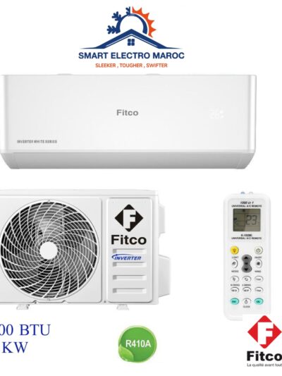 Climatiseur Fitco 18000 BTU Inverter, refroidissement performant et respectueux de l’environnement avec gaz R410.