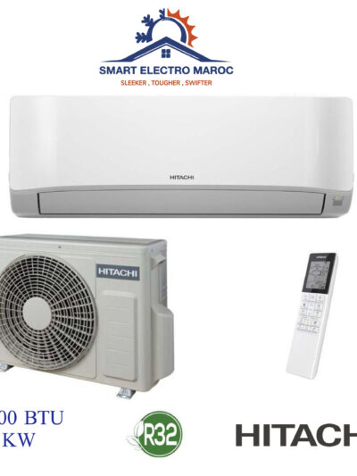 Climatiseur Hitachi Inverter 18000 BTU Air-Home 400, refroidissement puissant et écologique avec gaz R32.