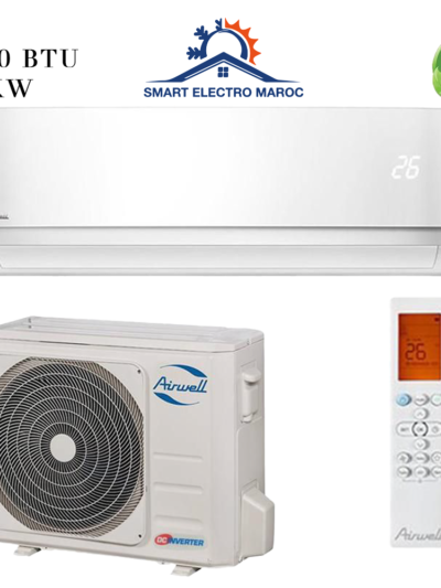 Climatiseur Split Mural Airwell 12000 BTU Inverter, puissant et écoénergétique.