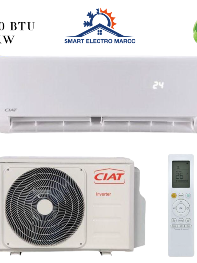 Climatiseur Split Mural CIAT 12000 BTU Inverter, performant et économique.