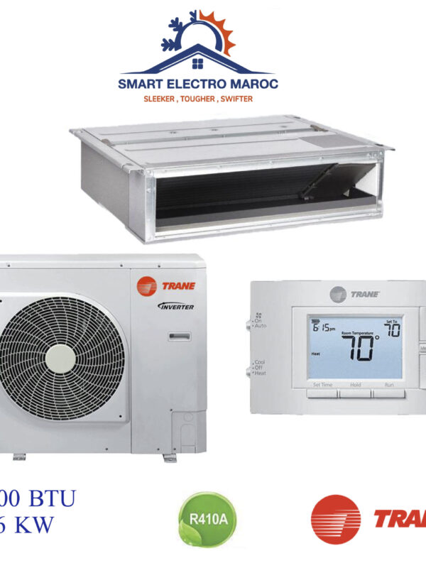 Climatiseur TRANE Gainable 36000 BTU On/Off, refroidissement puissant et discret.