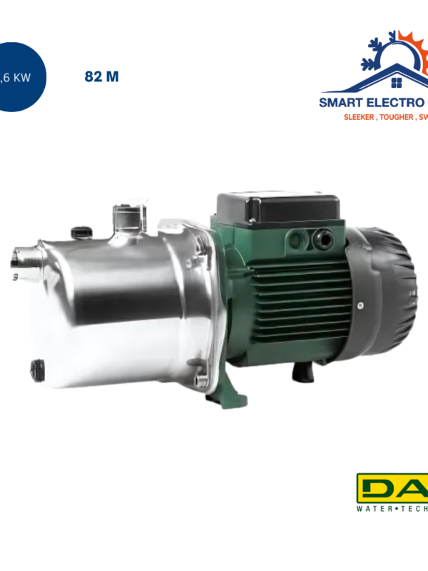 Pompe DAB JET INOX 82 M – Compacte, inoxydable, pour usage résidentiel.