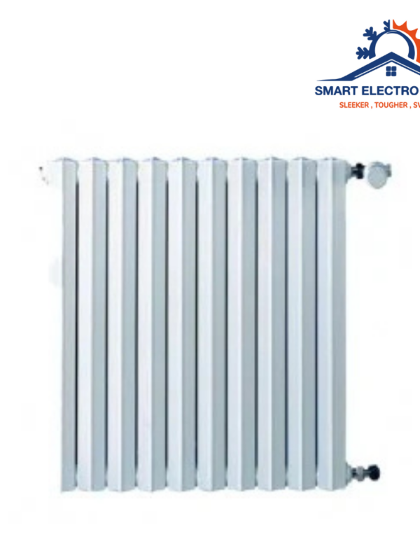 Radiateur de chauffage central 5 éléments en aluminium blanc – compact et efficace.
